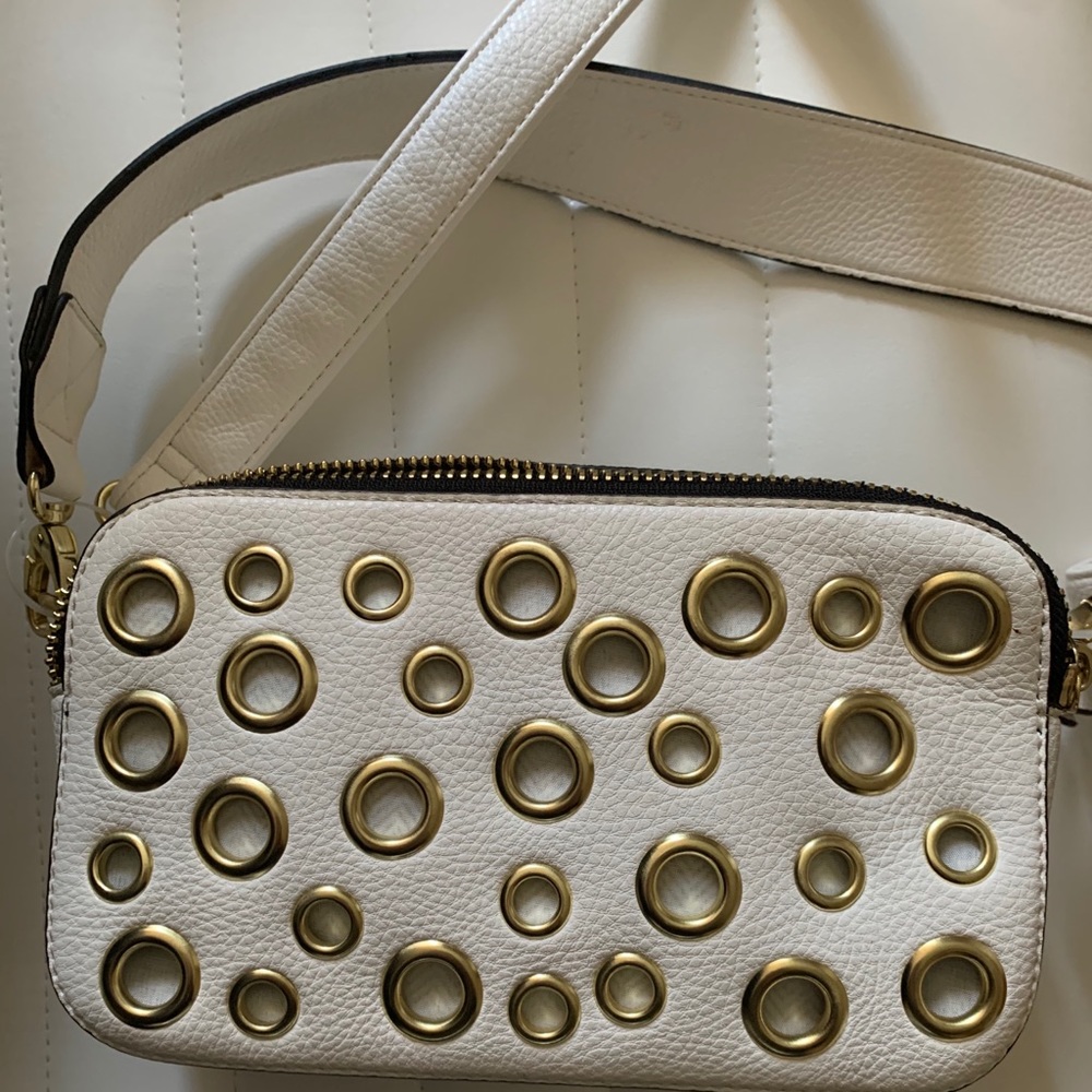 SOLD!    Steve Madden White Crossbody Purse New - Picture 2 of 7